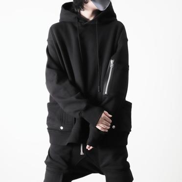 Sweat Military Hoodie　BLACK No.23