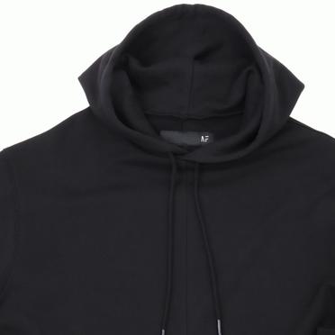 Asymmetry Sweat Hoodie　BLACK No.9