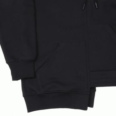 Asymmetry Sweat Hoodie　BLACK No.11