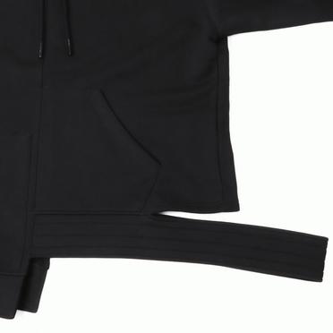 Asymmetry Sweat Hoodie　BLACK No.12