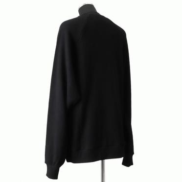 Waffle Dolman Long Pullover　BLACK No.4