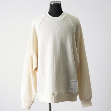 Waffle Dolman Long Pullover　IVORY No.1