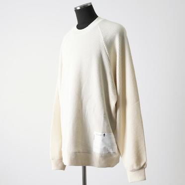 Waffle Dolman Long Pullover　IVORY No.2