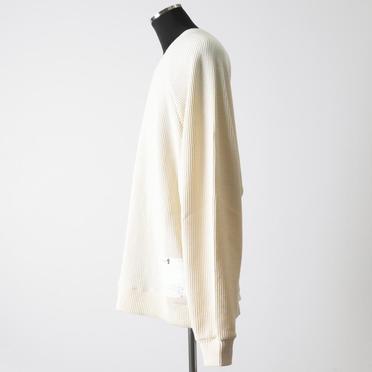 Waffle Dolman Long Pullover　IVORY No.3