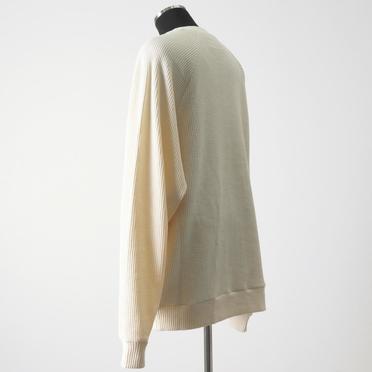 Waffle Dolman Long Pullover　IVORY No.4