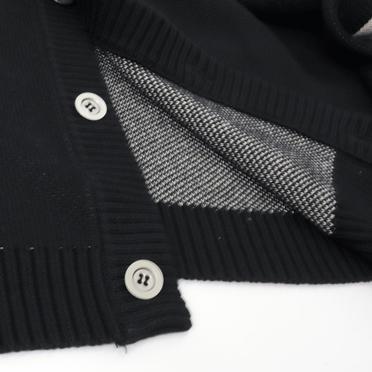 Geo Pattern Knit Cardigan　BK×IV No.12