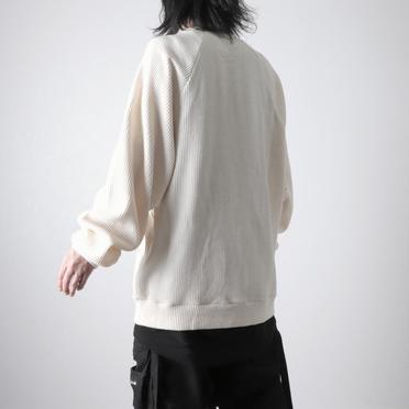 Waffle Dolman Long Pullover　IVORY No.16