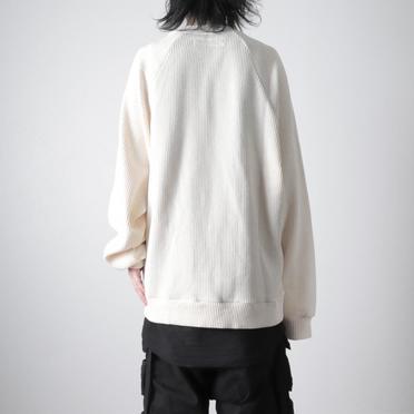 Waffle Dolman Long Pullover　IVORY No.17