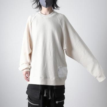 Waffle Dolman Long Pullover　IVORY No.19
