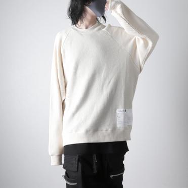 Waffle Dolman Long Pullover　IVORY No.20