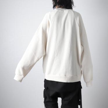 Waffle Dolman Long Pullover　IVORY No.21