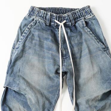 Denim Tuck Slim Baggy Pants　INDIGO BLUE No.9