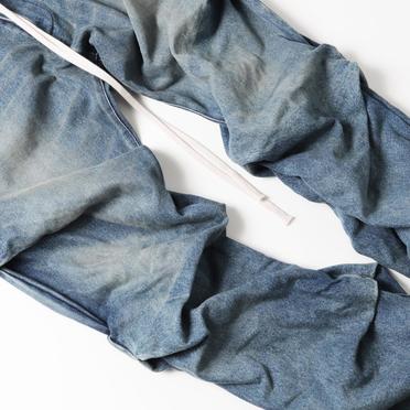 Denim Tuck Slim Baggy Pants　INDIGO BLUE No.12