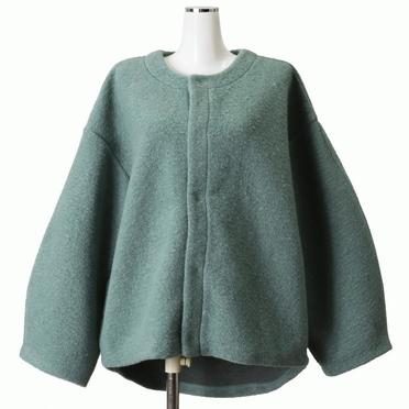 MIDIUMISOLID for Ladies コクーンワイドカーディガン　GREEN No.1