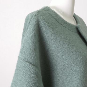 MIDIUMISOLID for Ladies コクーンワイドカーディガン　GREEN No.8