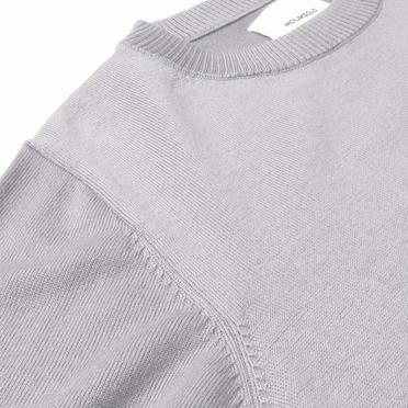 MIDIUMISOLID for Ladies クルーネックプルオーバー　GRAY No.10