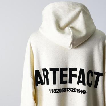 Bomber Heat Artefact Hoodie　CREAM No.9