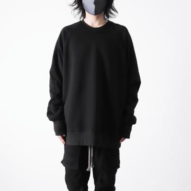 [SALE] 30%OFF　A.F ARTEFACT Bomber Heat Dolman Pullover　BLACK No.15