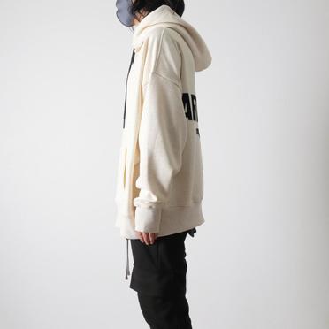 Bomber Heat Artefact Hoodie　CREAM No.17