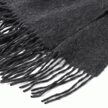 cashmere wool stole　BLACK No.4