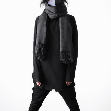 cashmere wool stole　BLACK No.9