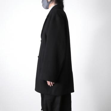 MIDIUMISOLID for Mens ミドル丈コート　BLACK No.18