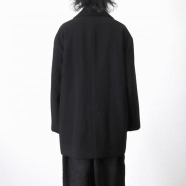 MIDIUMISOLID for Mens ミドル丈コート　BLACK No.20