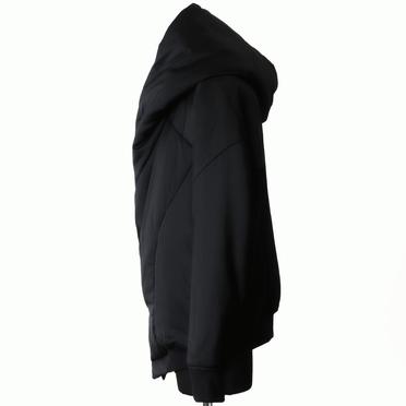 847BLM1 VISCOSE/NYLON STRETCH SATIN　BLACK No.3