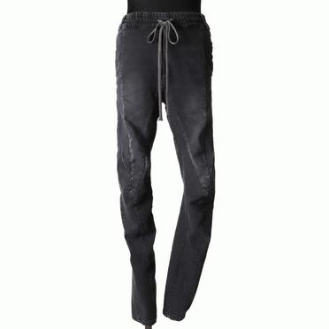 Denim Anatomical Fitted Long Pants　DAMAGE BLACK No.1