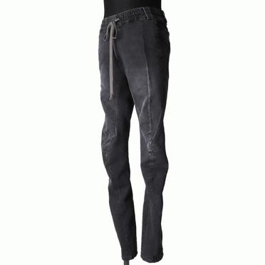 Denim Anatomical Fitted Long Pants　DAMAGE BLACK No.2