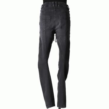 Denim Anatomical Fitted Long Pants　DAMAGE BLACK No.5