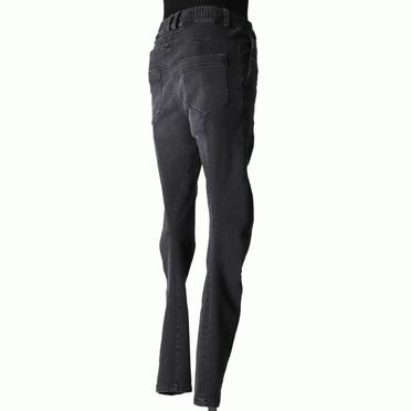 Denim Anatomical Fitted Long Pants　DAMAGE BLACK No.6