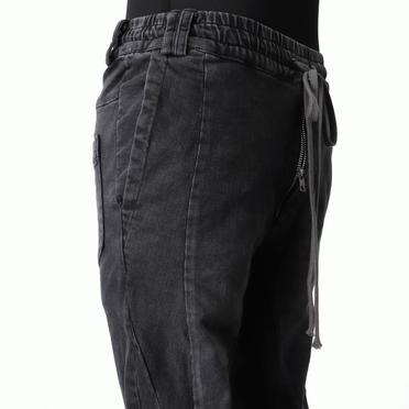 Denim Anatomical Fitted Long Pants　DAMAGE BLACK No.8