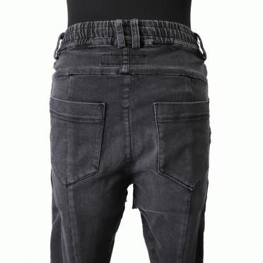 Denim Anatomical Fitted Long Pants　DAMAGE BLACK No.9