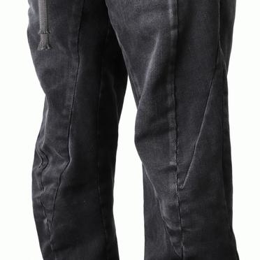 Denim Anatomical Fitted Long Pants　DAMAGE BLACK No.11