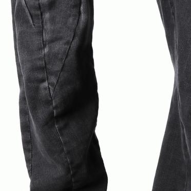 Denim Anatomical Fitted Long Pants　DAMAGE BLACK No.12