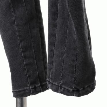 Denim Anatomical Fitted Long Pants　DAMAGE BLACK No.13