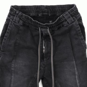 Denim Anatomical Fitted Long Pants　DAMAGE BLACK No.14