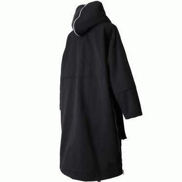 Teddy Fleece Lining Zip Hoodie Coat　BLACK No.6