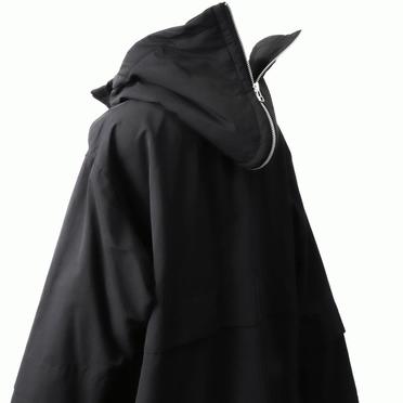 Teddy Fleece Lining Zip Hoodie Coat　BLACK No.12