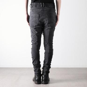 Denim Anatomical Fitted Long Pants　DAMAGE BLACK No.18