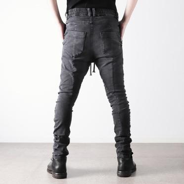 Denim Anatomical Fitted Long Pants　DAMAGE BLACK No.19