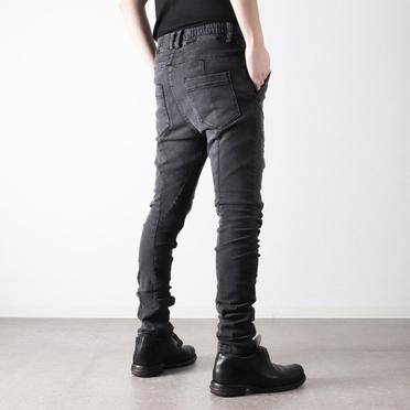 Denim Anatomical Fitted Long Pants　DAMAGE BLACK No.20