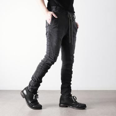 Denim Anatomical Fitted Long Pants　DAMAGE BLACK No.21