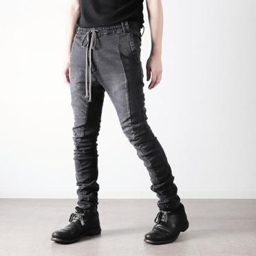 Denim Anatomical Fitted Long Pants　DAMAGE BLACK No.22