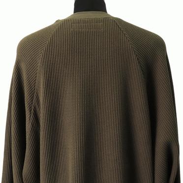 [SALE] 30%OFF　A.F ARTEFACT Waffle Dolman Long Pullover　KHAKI No.9