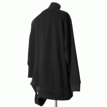 [SALE] 30%OFF　A.F ARTEFACT Bomber Heat Asymmetry Crew Neck　BLACK No.6