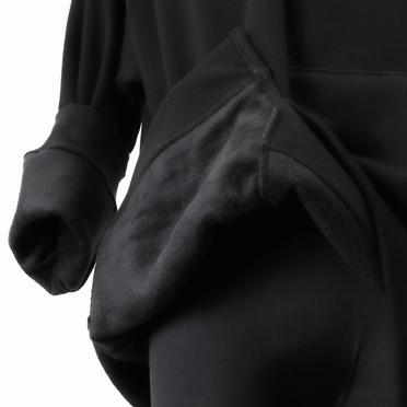 [SALE] 30%OFF　A.F ARTEFACT Bomber Heat Asymmetry Crew Neck　BLACK No.12