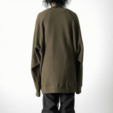 [SALE] 30%OFF　A.F ARTEFACT Waffle Dolman Long Pullover　KHAKI No.16