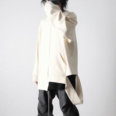 Bomber Heat Asymmetry Crew Neck　CREAM No.14